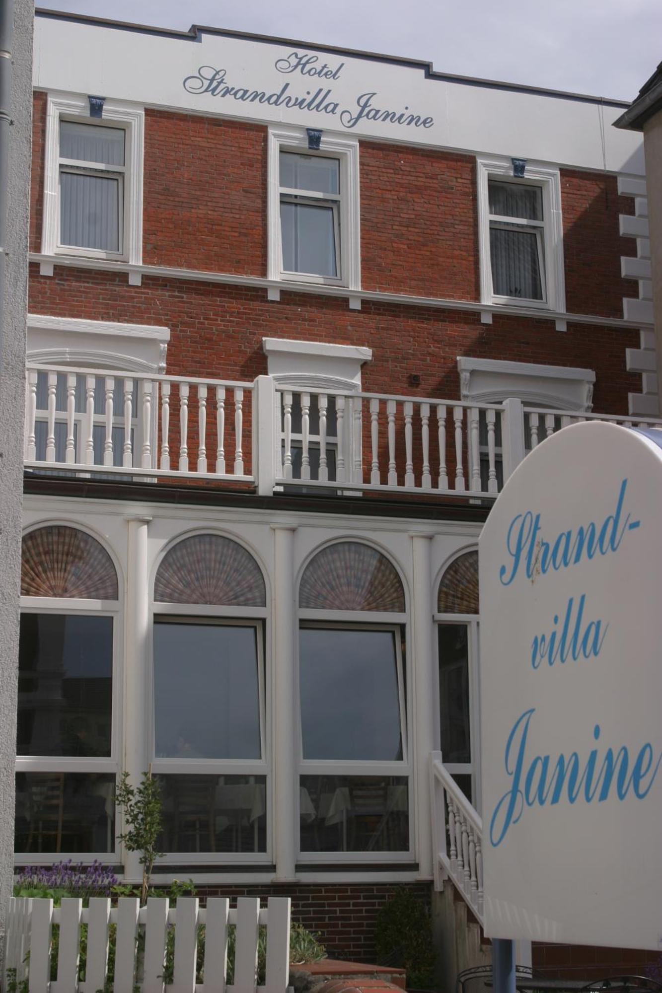 Hotel Strandvilla Janine Borkum Exterior foto